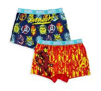 Marvel Kids Boys Avengers Boxer Shorts Two Pack Sets Blue/Red