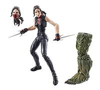 Marvel Knights Legends Series Elektra, 6-inch | Marvel Legends Netflix 6 Inch Action Figure BAF Man-Thing - Elektra