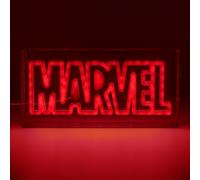Marvel LED Neon Light - Officially Licensed Free Standing or Wall Mountable Light Sign - Game Room Accessories and Film Memorabilia Decor | Paladone