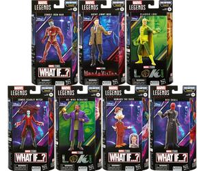 MARVEL LEGENDS DISNEY+ WHAT IF? SET OF 7+1 BAF KHONSHU 6" FIGURE ZOMBIE IRON MAN
