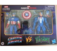Marvel Legends Gamerverse Action Figure 2-Pack: Captain America Vs. Venom