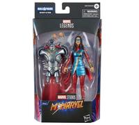 Universo Marvel Hasbro Marvel Legends Series Disney Plus Ms. Marvel MCU Series Action Figure 6-inch Collectible Toy, includes 2 Accessories and 1 Build-A-Figure Part, Multicolor, One Size (F3857)