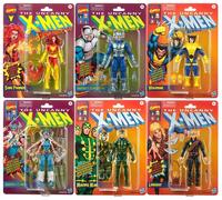 MARVEL LEGENDS RETRO X-MEN CLASSIC 6" FIGURE SET OF 6 WOLVERINE,DARK PHOENIX