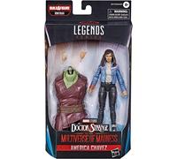 Marvel Legends Series Doctor Strange in the Multiverse of Madness 15 CM Collectible America Chavez Marvel Cinematic Universe Action Figure Toy, 2 Accessories and 1 Build-A-Figure Part