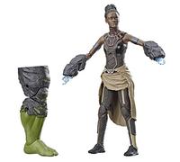 Marvel Legends Series Black Panther Shuri 6-inch Collectible Action Figure Toy for Ages 6 and Up with Accessories and Build-A-Figure Piece