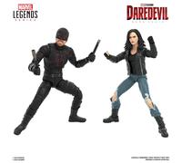 Marvel Legends Series Daredevil: Born Again Daredevil & Jessica Jones, 2 Collectible 15 cm Action Figures