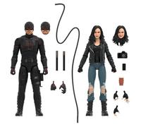 Marvel Legends Series Daredevil: Born Again Daredevil & Jessica Jones, 2 Collectible 15 cm Action Figures