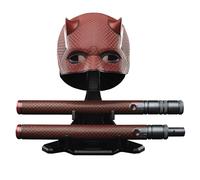 Marvel Legends Series Daredevil: Born Again Premium Roleplay Mask and Billy Club, Red