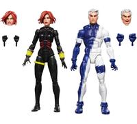 MARVEL LEGENDS SERIES EARTHS MIGHTIEST HEROES AVENGERS BLACK WIDOW & QUICKSILVER