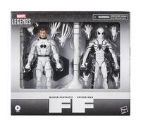 Marvel Legends Series Future Foundation Mister Fantastic & Spider-Man Two-Pack, 2 Fantastic Four Comics-Inspired Collectible 6-Inch Scale Action Figures