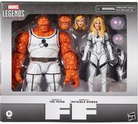 Marvel Legends Series Future Foundation Marvel's The Thing & Marvel's Invisible Woman, 2 Fantastic Four Comics-Inspired 15 cm Scale Action Figures