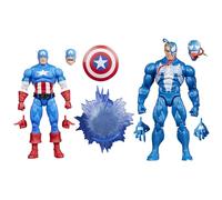 Marvel Legends Series Gamerverse Captain America vs Venom Action Figure Collectibles, Blue