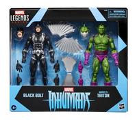 Hasbro Marvel Legends Series Inhumans Black Bolt & Marvel’s Triton, Two 6 Action Figures
