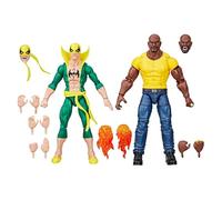 Marvel Legends Series Iron Fist and Luke Cage, 6 Comics Collectible Action Figures