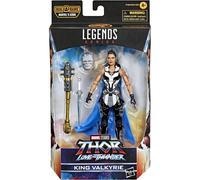 Marvel Legends Series KING VALKYRIE Figure 3 Thor Love and Thunder (BUILD A FIGURE: MARVEL'S KORG-HEAD)
