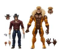 Marvel Legends Series Wolverine 50 Years - Logan vs Sabretooth Action Figure Set