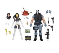 Marvel Legends Series Madame Masque and Crossbones Action Figures, Gold, Black, Red