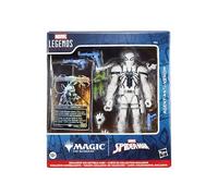 Marvel Legends Series Magic: The Gathering Agent Anti-Venom, Spider-Man Action Figure plus Exclusive Foil Trading Card, Red and Black