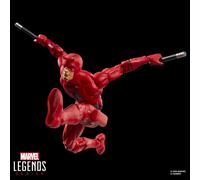 Marvel Legends Series Secret Wars Daredevil, Retro Marvel Comics Collectible 15-cm Action Figure with Lenticular Shield