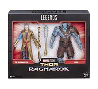Marvel Legends Series Thor: Ragnarok 6"-Scale Movie-Inspired Grandmaster & Korg Collectible Action Figure Ages 4 and up, 2 Pack