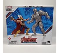 Marvel Hasbro Legends Series Thor vs Destroyer, Avengers 60th Anniversary Collectible 6 Inch Action Figures