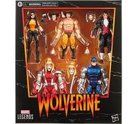 Marvel Legends Series Wolverine 5-Pack, Includes Marvel's Omega Red, Marvel's Cyber, Marvel's Callisto, Jason Wyngarde, 13 Accessories - Amazon Exclusive