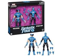 Hasbro Marvel Legends Series Wolverine and Spider-Man, Fantastic Four Comics 6 Action Figures