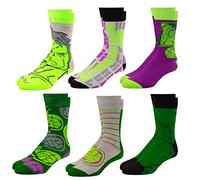 Marvel Legends Socks for Boys & Men, 6-Pack Socks for Men & Boys Socks, Men's Athletic Socks, Athletic Socks for Boys