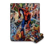 Marvel Legends Spider-Man Characters in Web Fleece Softest Comfy Throw Blanket for Adults & Kids | Measures 60 x 50 Inches