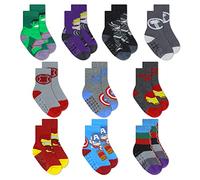 Marvel Legends Superhero Boys Socks, Toddler Socks & Kids Socks, Quality Made Little Boys Socks & Toddler Boys Avenger Socks