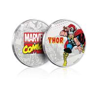 Marvel Limited Edition .999 Silver Plated Thor Collectible Coin