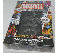 MARVEL LIMITED EDITION METAL CAPTAIN AMERICA COLLECTABLE INGOT - FREE UK P&P