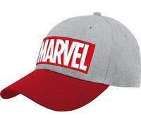 Marvel Logo baseball cap grey red