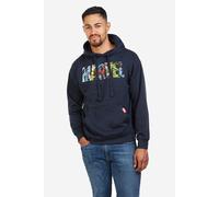 Marvel Men's Logo Characters Hoodie, Blue (Navy Navy), XL UK