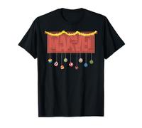 Marvel Logo Holiday Christmas Avengers Super Hero Ornaments T-Shirt