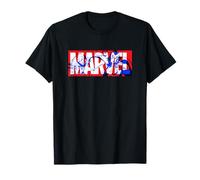 Marvel Logo Vision and The Scarlet Witch Comic Art Avengers T-Shirt
