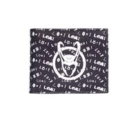 Difuzed Male Marvel Loki Bifold Wallet, Black, one Size
