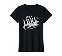 Marvel Loki Alligator He is A Loki T-Shirt, Women, Black, X-Small