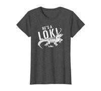 Marvel Loki Alligator He is A Loki T-Shirt, Women, Dark Heather Grey, XX-Large