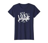 Marvel Loki Alligator He is A Loki T-Shirt, Women, Navy Blue, XX-Large
