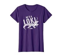 Marvel Loki Alligator He is A Loki T-Shirt, Women, Purple, X-Large