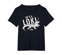 Marvel Loki Alligator He is A Loki T-Shirt, Women's Plus, Black, 4X