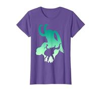 Marvel Loki and Thor Silhouette Brothers T-Shirt, Women, Purple Heather, 3X-Large
