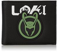 Marvel Comics Thor Loki Logo Bi-fold Wallet Male - Black (MW531018LOK)