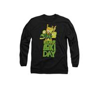 Marvel Loki St Patrick's Day Loki Day Long Sleeve T-Shirt, Black Black XXL