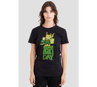 Marvel Women's Loki St Patrick's Day Loki Day T-Shirt, Black | Size: Large Marvel Black L