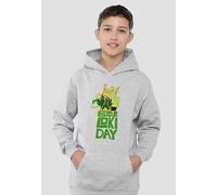 Marvel Loki St Patrick'S Day Loki Day Youth Kids Pull-Over Hoodie, Athletic Heather Marvel Grey 5-6 Years