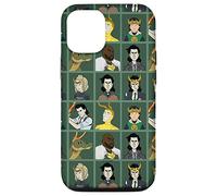Marvel Loki Variants Character Grid Green Case for iPhone 12/12 Pro