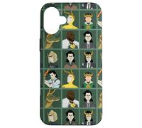 Marvel Loki Variants Character Grid Green Case for iPhone 16 Plus
