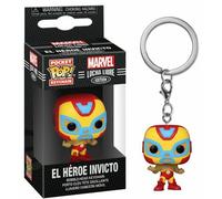 Marvel Lucha Libre Keychain Pocket POP Vinyl Iron Man Bobble-Head 53893